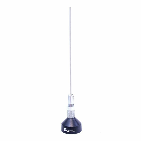 Pctel & Maxrad 118-940 MHz 200W Field Tunable Unity 1 by 4 Wave Black & Chrome Antenna PC53861